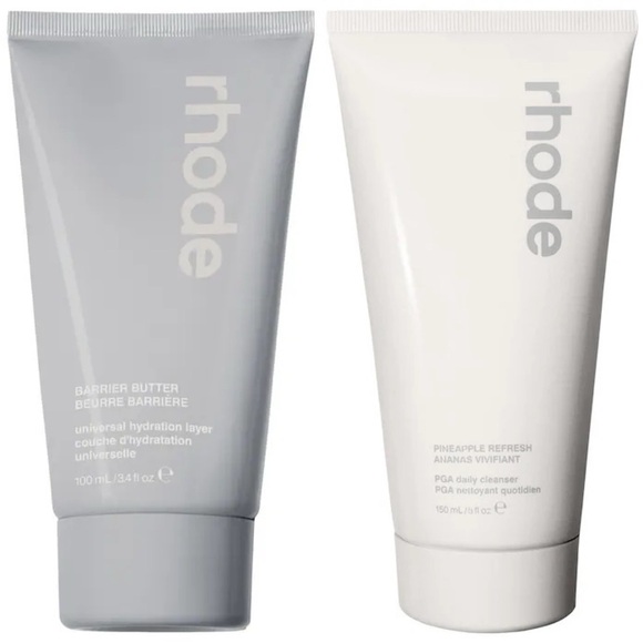 New Rhode BUNDLE Barrier Butter & Pineapple Refresh Cleanser